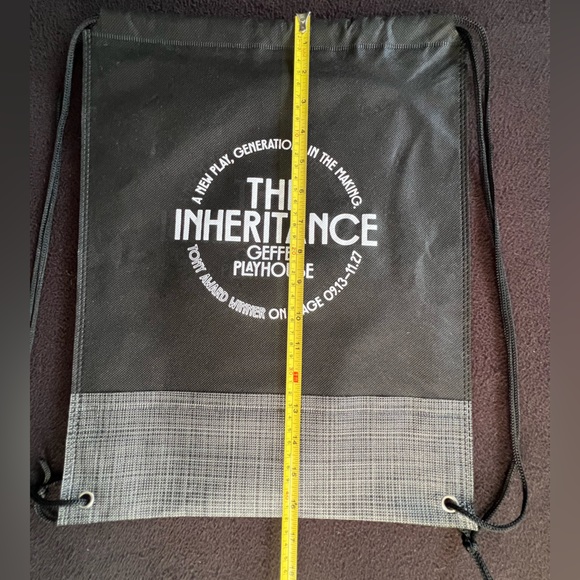 The Inheritance Play Geffen Playhouse Cast & Crew Only Sackpack NWOT Rare! - Picture 2 of 7